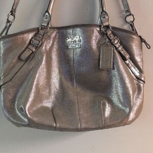 Coach Metallic Shoulder Bag